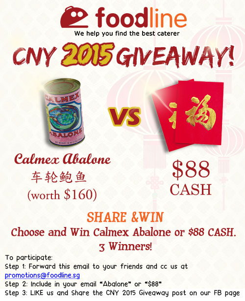 Win Chinese New Year 2015 Goodies from FoodLine