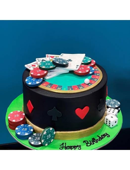 Poker Table copy – For Goodness Cakes of Charlotte