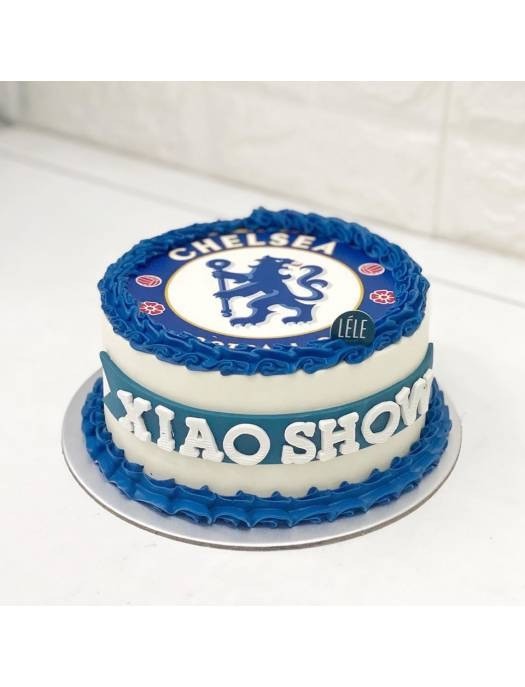 Chelsea Printed Cake with Fondant Icing | Delicious & Eye-Pleasing |  Personalized Flavor & Design | Free Home Delivery | UG Cakes