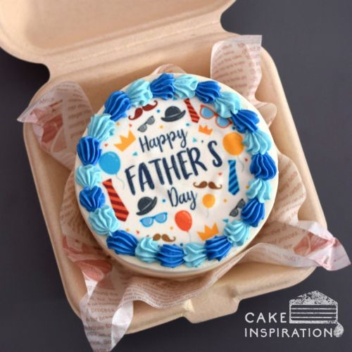 Happy Father's Day Father, Son and Daughter Edible Cake Topper Image A – A  Birthday Place